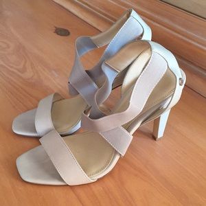 Calvin Klein Light Gray Dress Sandals